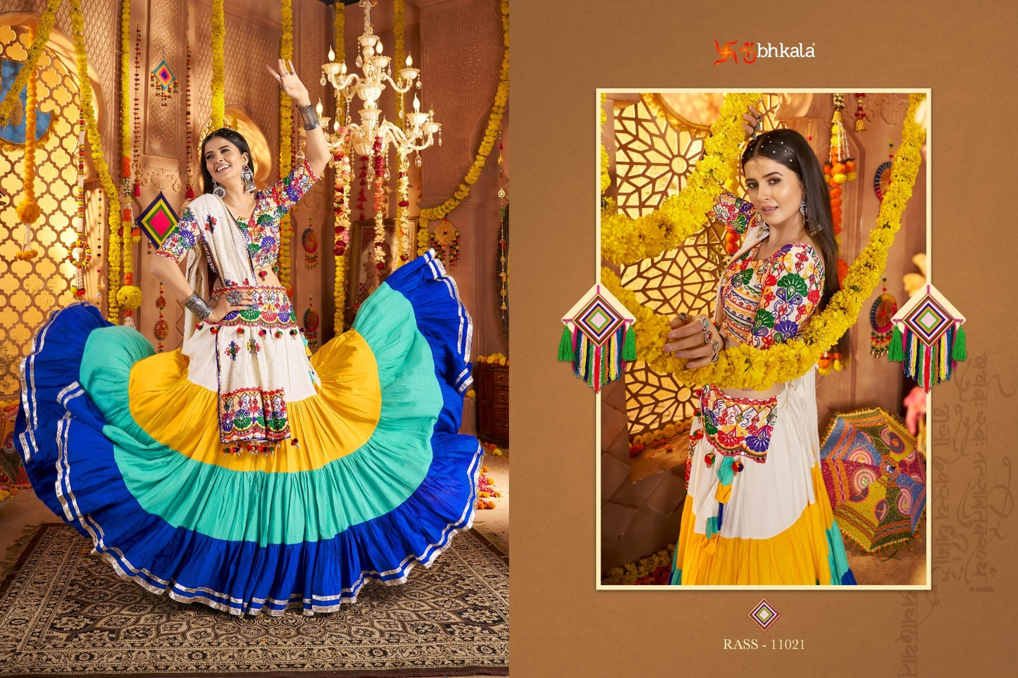 11021 Raas Vol 21 Shubhkala Viscose Cotton Chaniya Choli