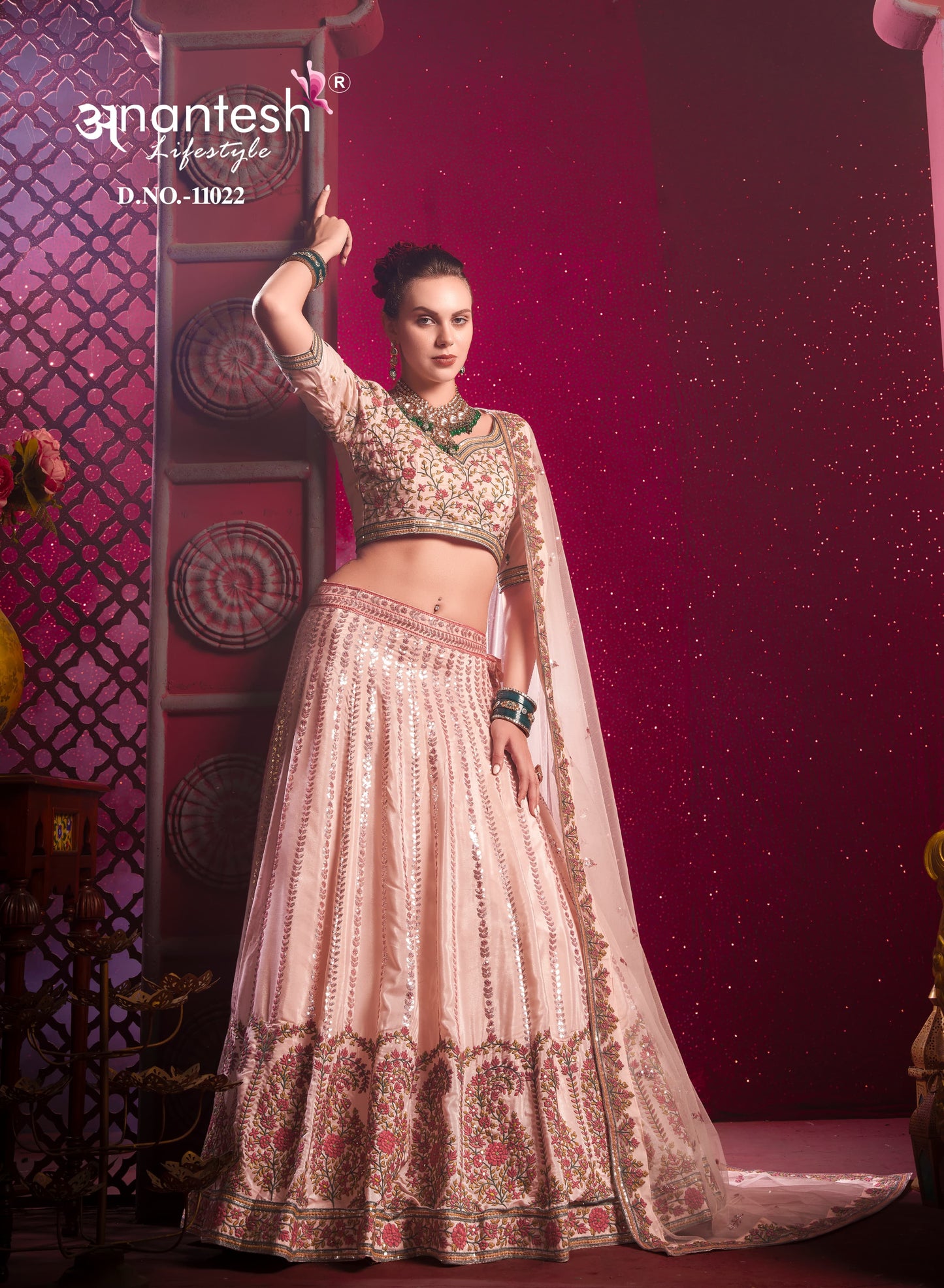 11022 Bridemaid Vol 04 Anantesh Shine Silk Readymade Lehenga Choli