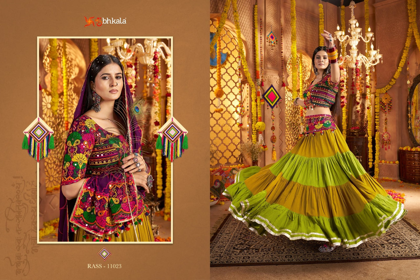 11023 Raas Vol 21 Shubhkala Viscose Cotton Chaniya Choli