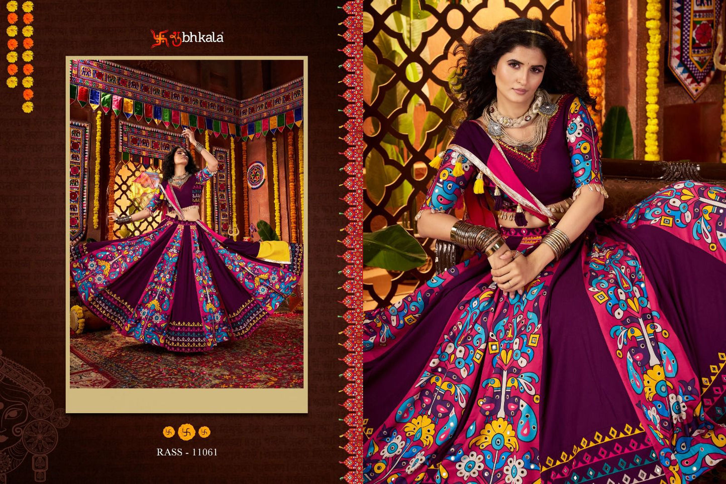 11061 Raas Vol 25 Shubhkala Viscose Cotton Chaniya Choli