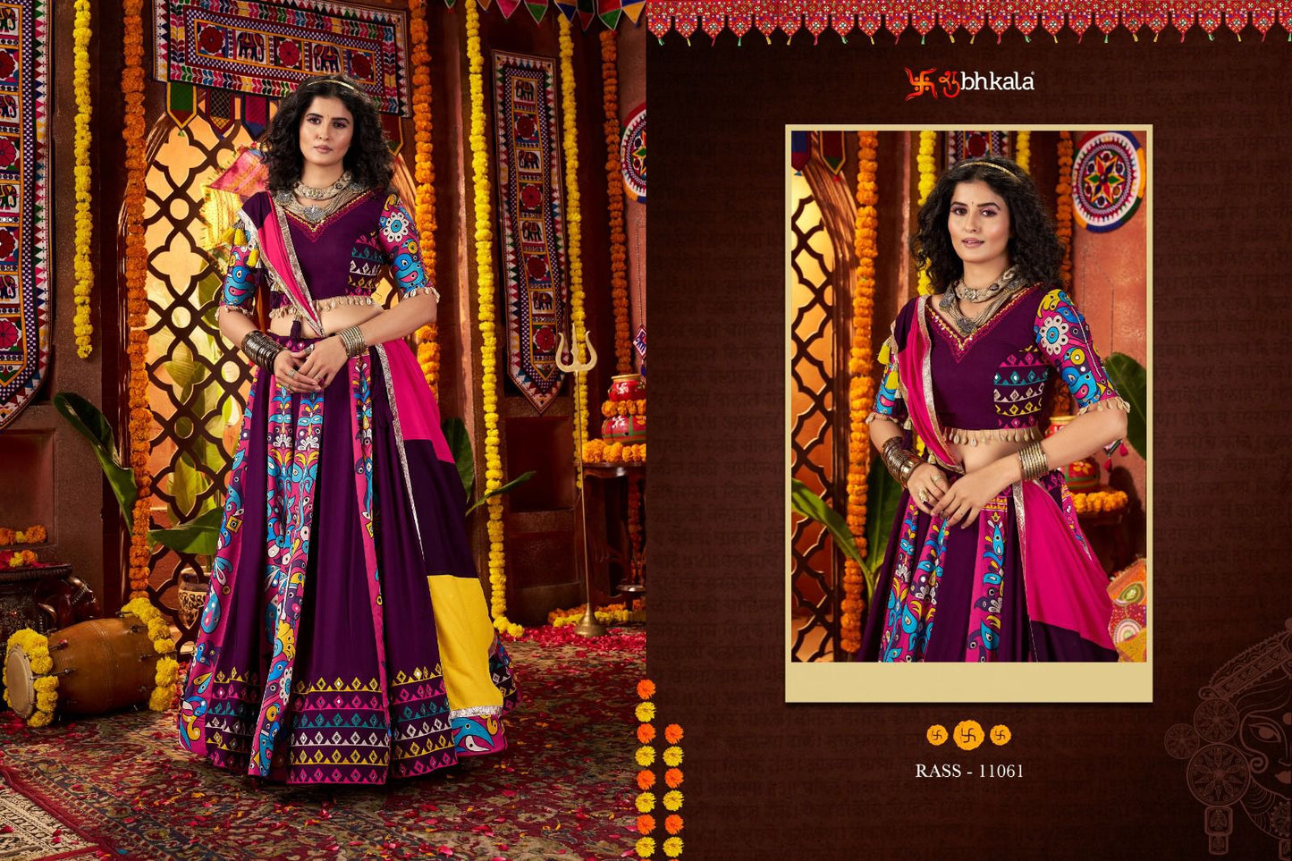 11061 Raas Vol 25 Shubhkala Viscose Cotton Chaniya Choli