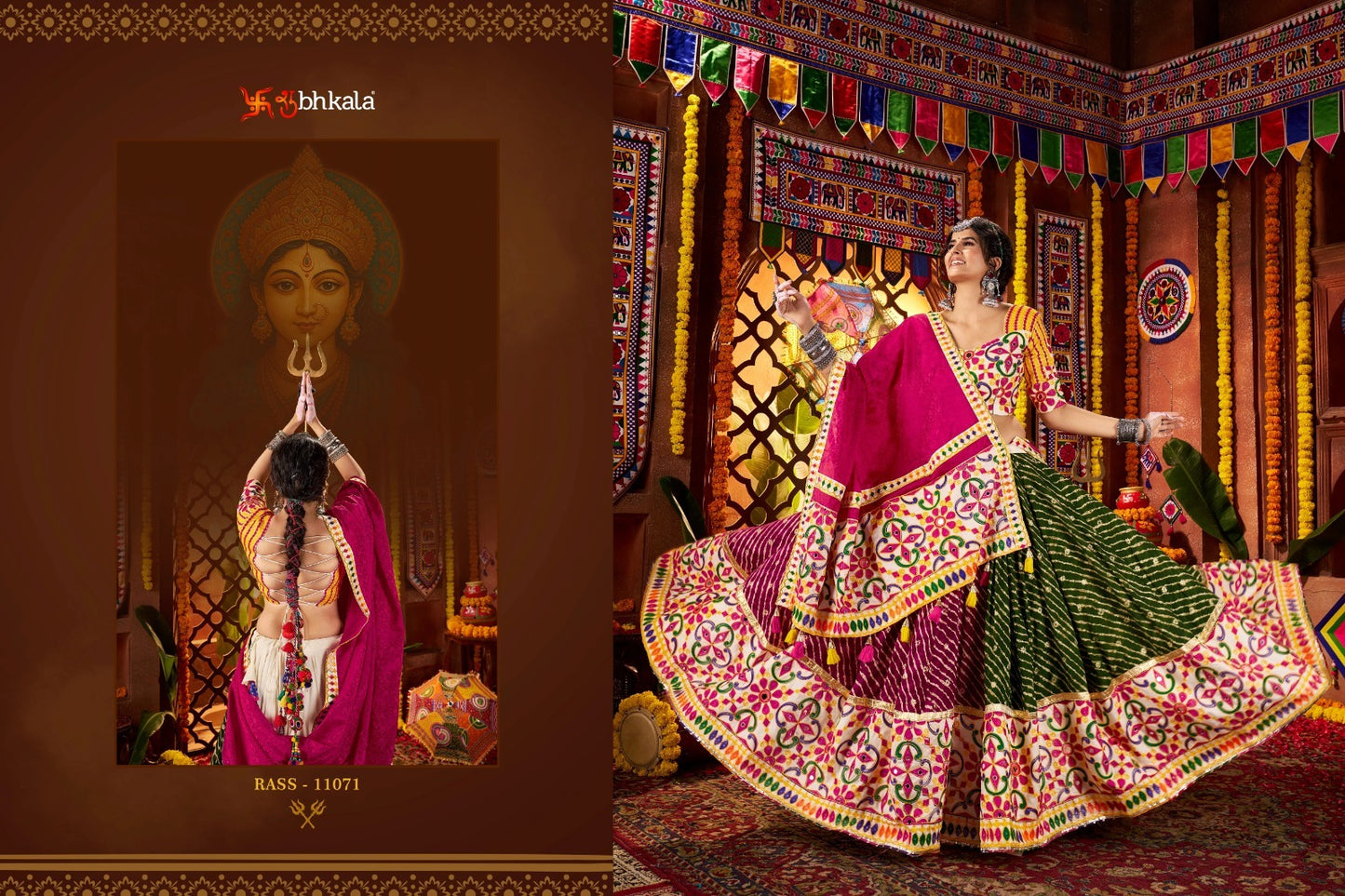 11071 Raas Vol 26 Shubhkala Silk Chaniya Choli