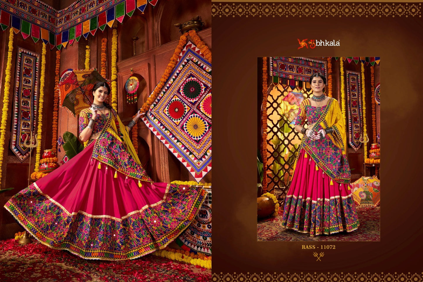 11072 Raas Vol 26 Shubhkala Silk Chaniya Choli