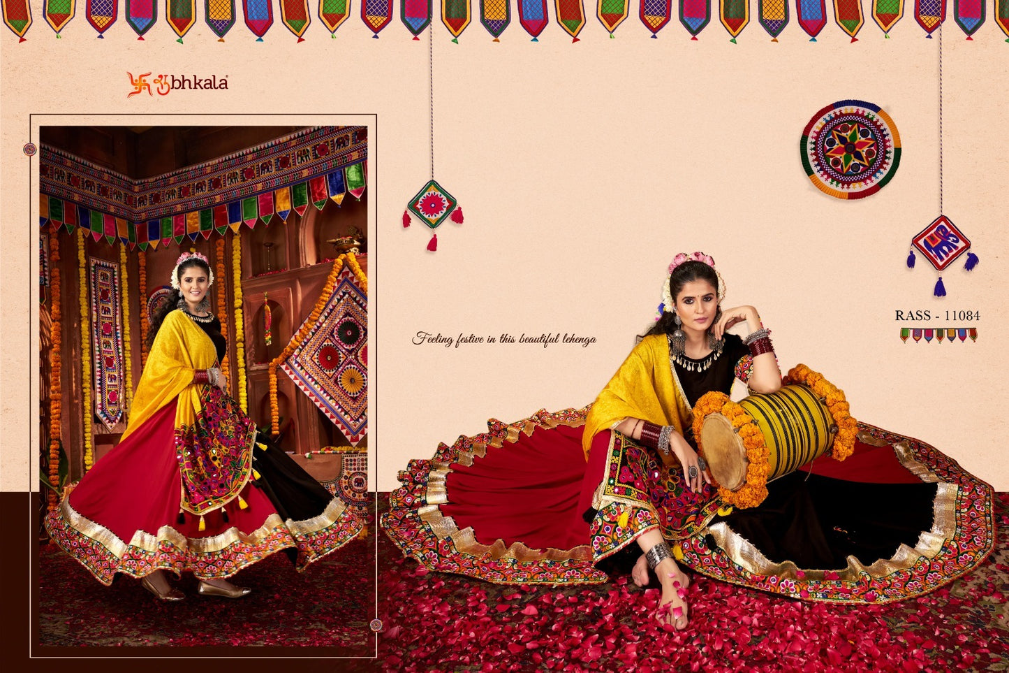 11084 Raas Vol 27 Shubhkala Viscose Cotton Chaniya Choli