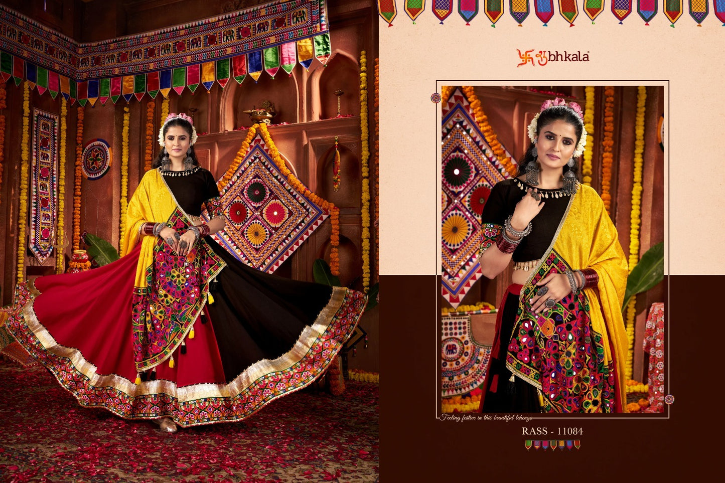 11084 Raas Vol 27 Shubhkala Viscose Cotton Chaniya Choli