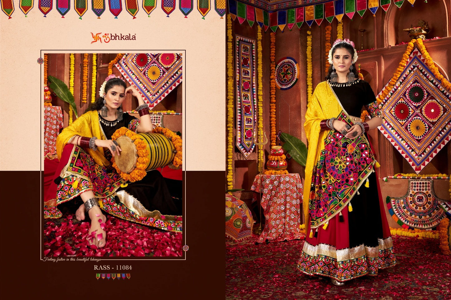 11084 Raas Vol 27 Shubhkala Viscose Cotton Chaniya Choli