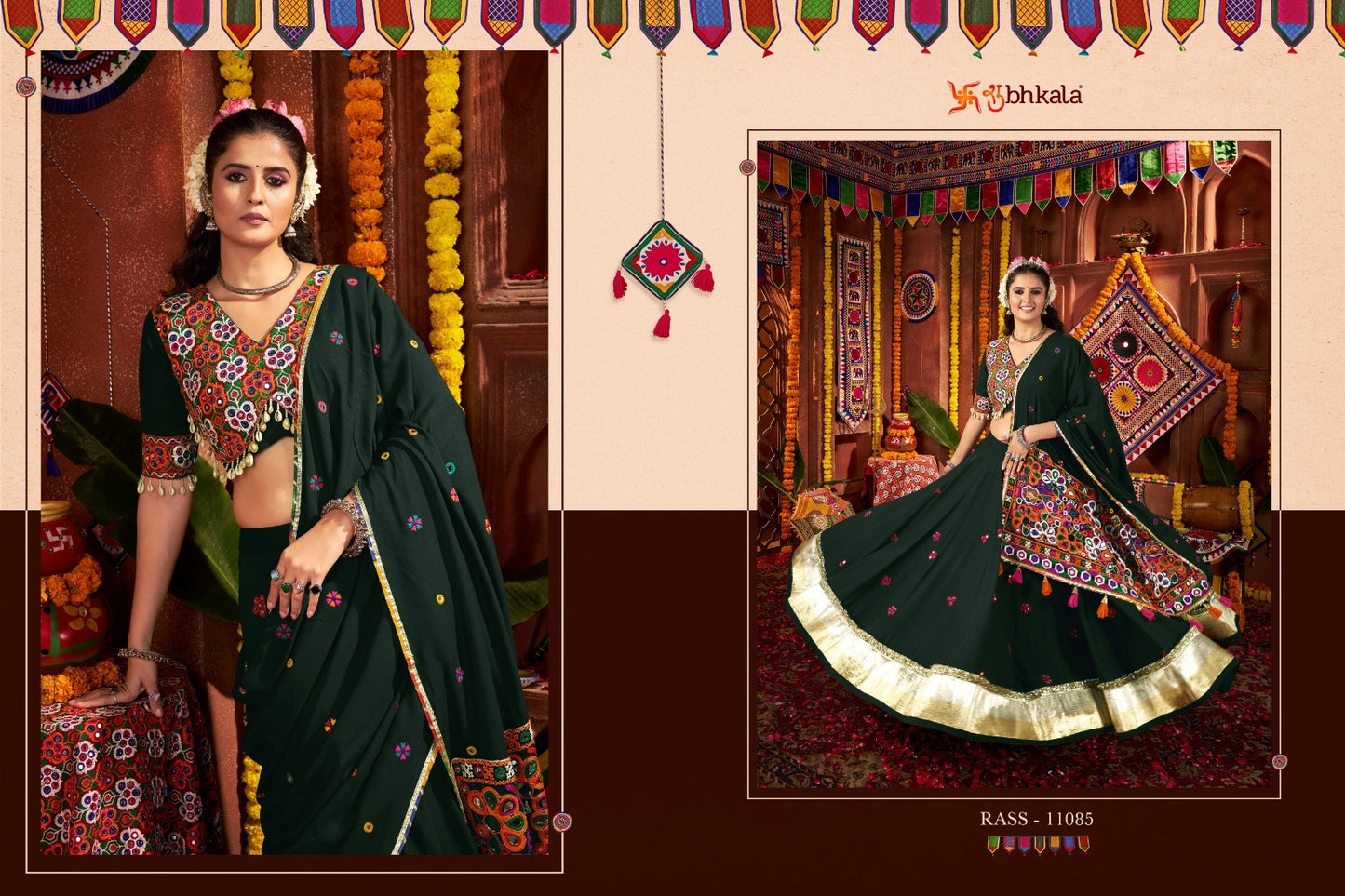 11085 Raas Vol 27 Shubhkala Viscose Cotton Chaniya Choli