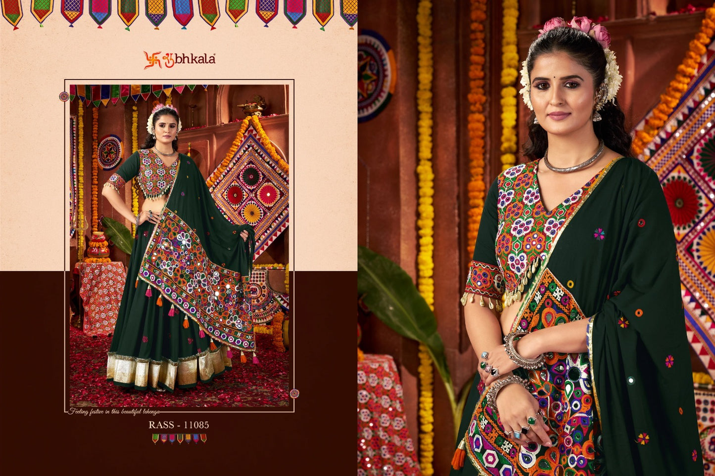 11085 Raas Vol 27 Shubhkala Viscose Cotton Chaniya Choli