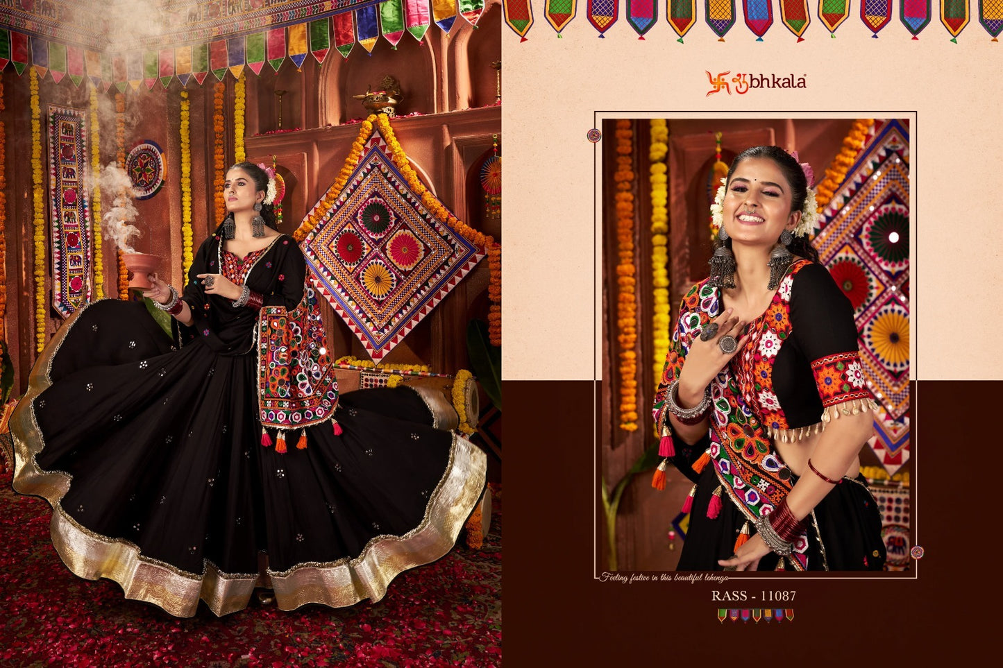 11087 Raas Vol 27 Shubhkala Viscose Cotton Chaniya Choli
