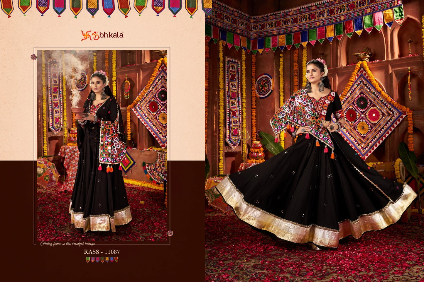 11087 Raas Vol 27 Shubhkala Viscose Cotton Chaniya Choli