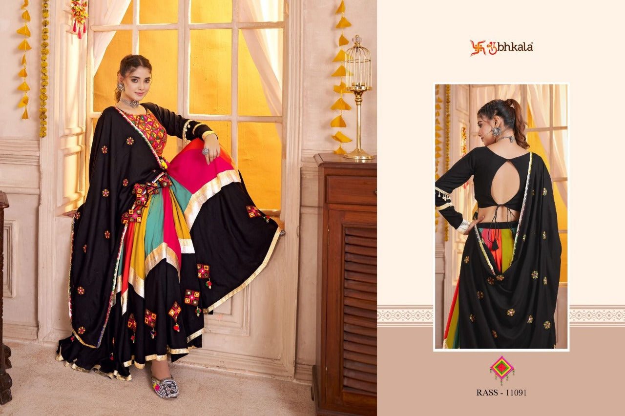 11091 Raas Vol 28 Shubhkala Viscose Cotton Chaniya Choli