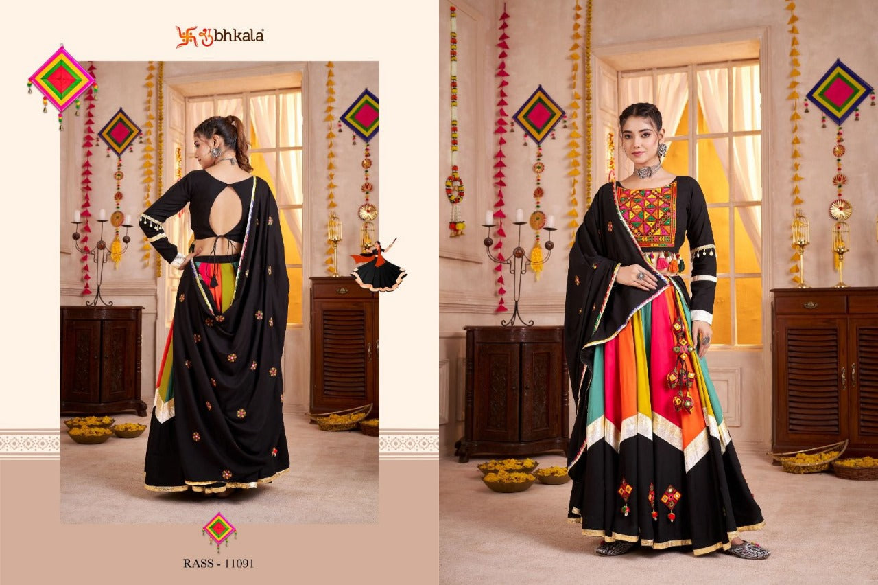 11091 Raas Vol 28 Shubhkala Viscose Cotton Chaniya Choli