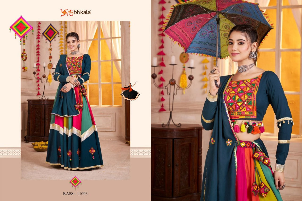 11093 Raas Vol 28 Shubhkala Viscose Cotton Chaniya Choli