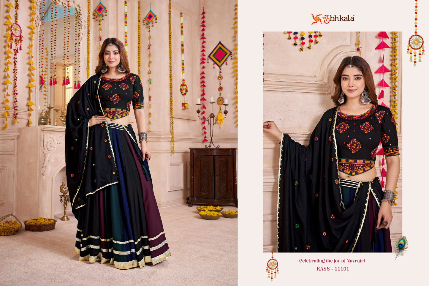 11101 Raas Vol 29 Shubhkala Viscose Cotton Chaniya Choli