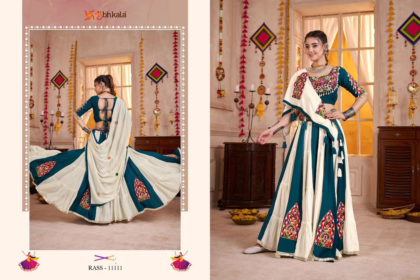 11111 Raas Vol 30 Shubhkala Viscose Cotton Chaniya Choli