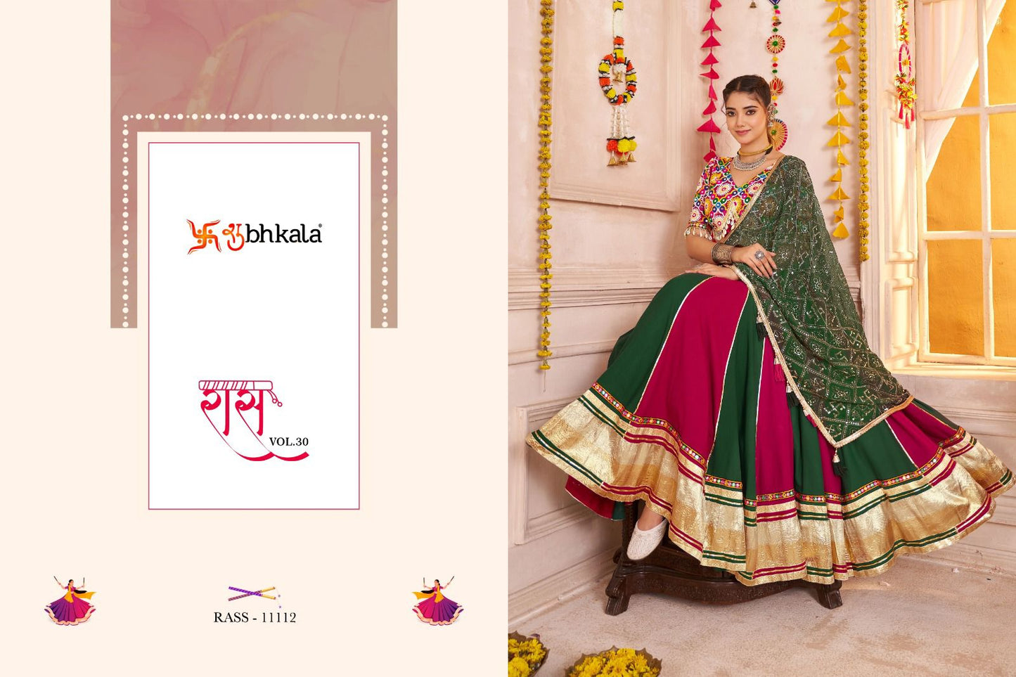 11112 Raas Vol 30 Shubhkala Viscose Cotton Chaniya Choli