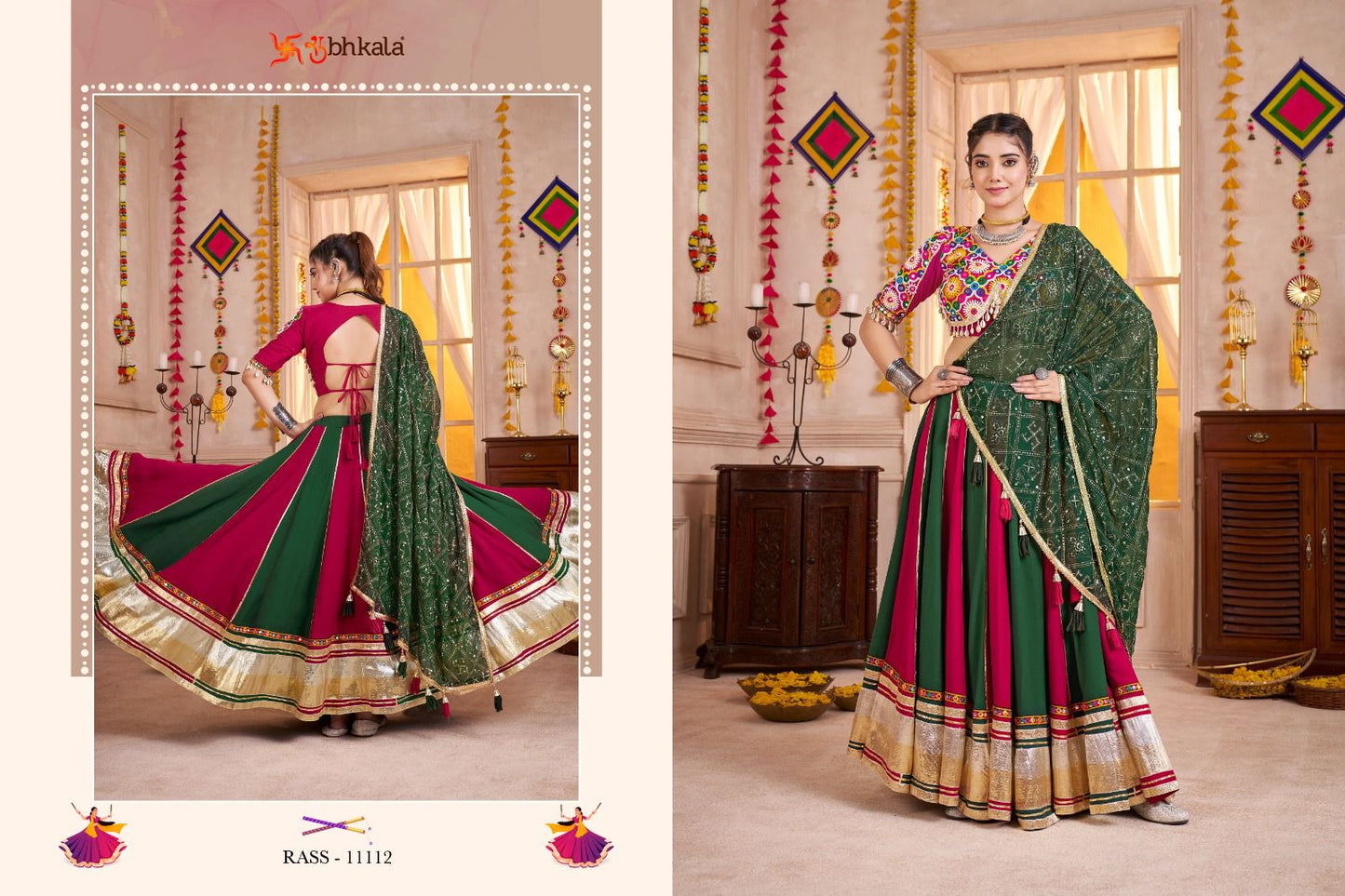 11112 Raas Vol 30 Shubhkala Viscose Cotton Chaniya Choli