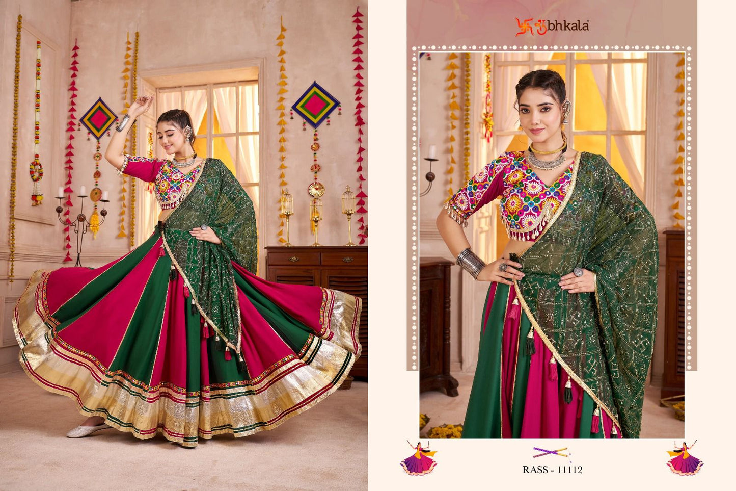 11112 Raas Vol 30 Shubhkala Viscose Cotton Chaniya Choli
