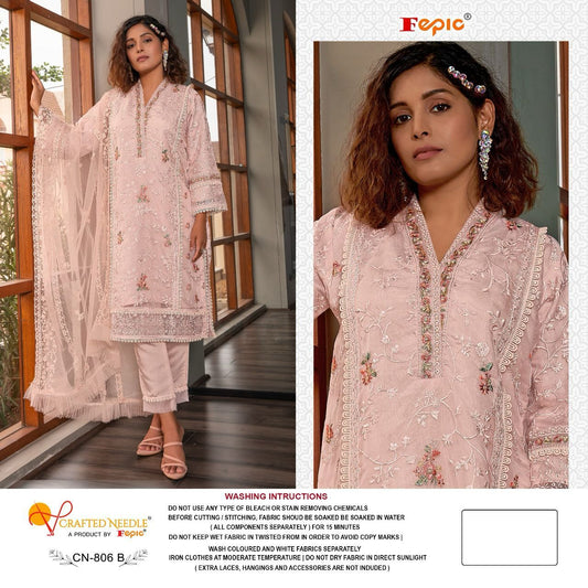 Cn-806-B Crafted Needle Pakistani Readymade Suits