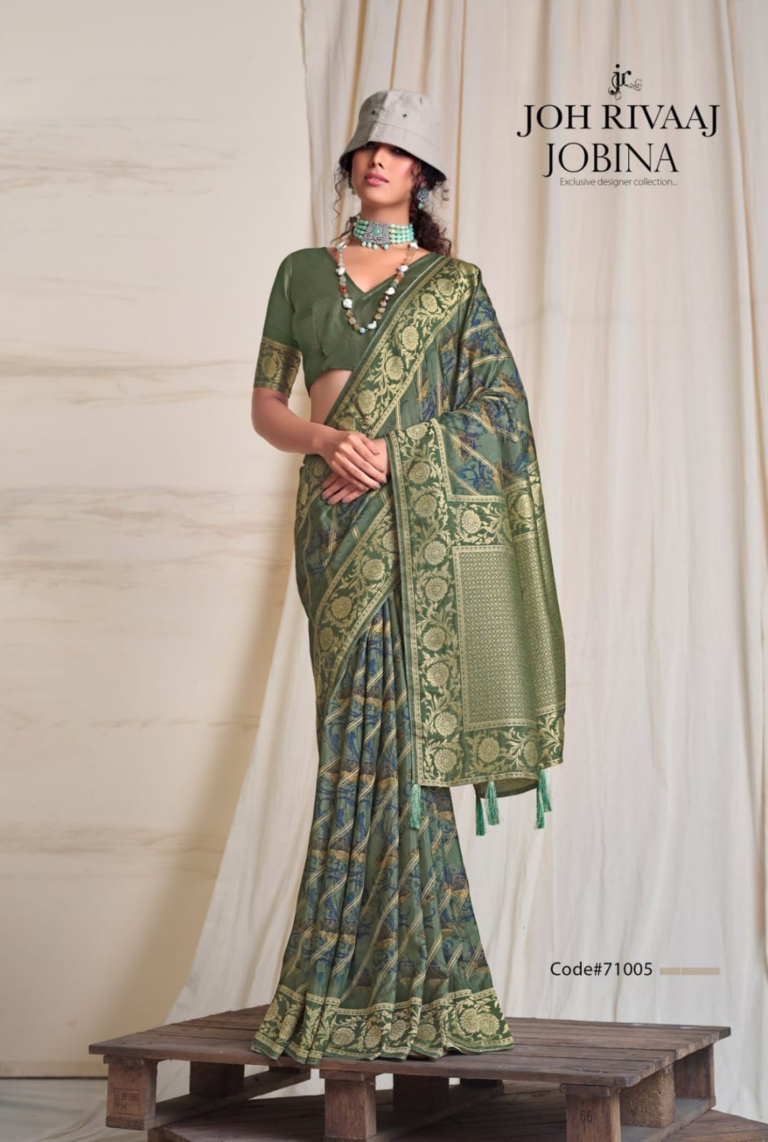 71005 Jobina Joh Rivaaj Sarees