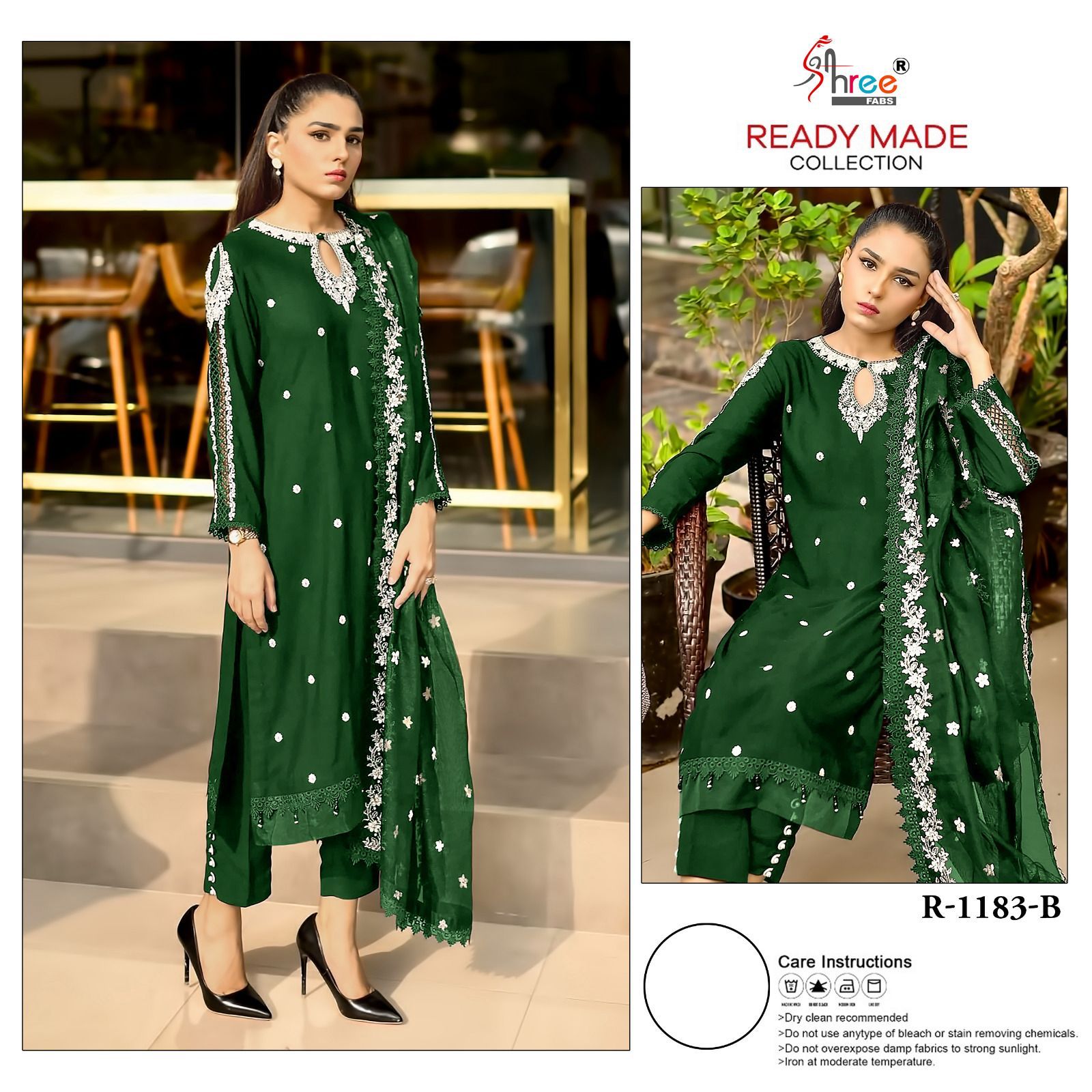 R-1183B Shree Fabs Pakistani Readymade Suits