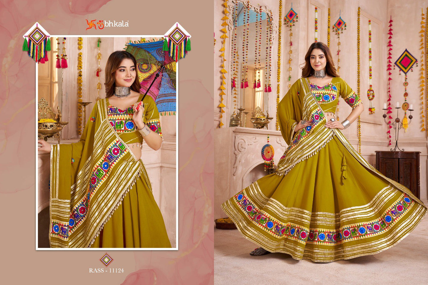 11124 Raas Vol 31 Shubhkala Viscose Cotton Chaniya Choli