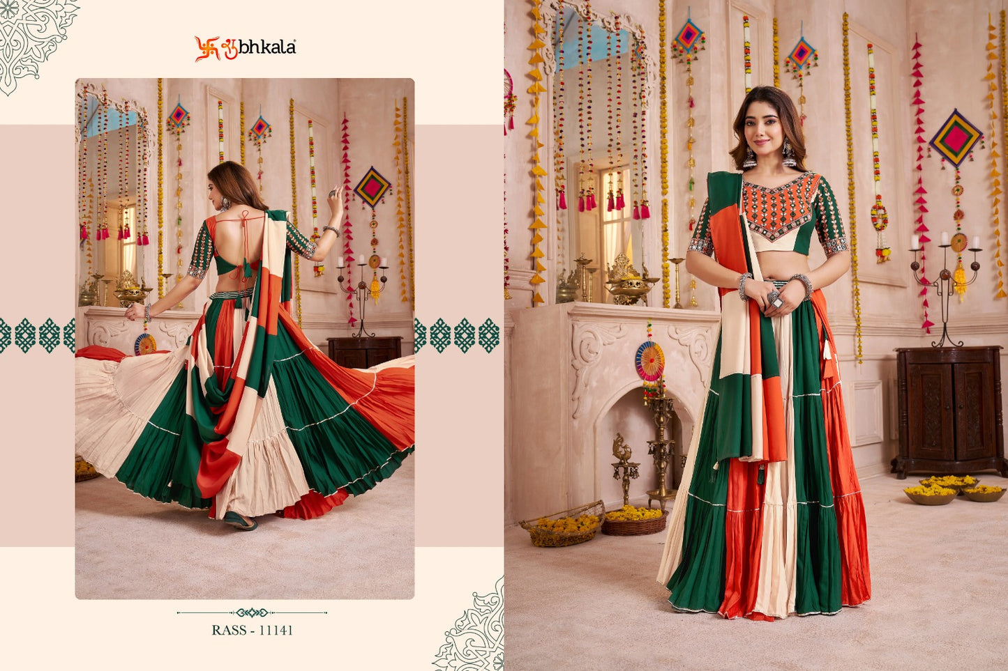 11141 Raas Vol 33 Shubhkala Viscose Cotton Chaniya Choli