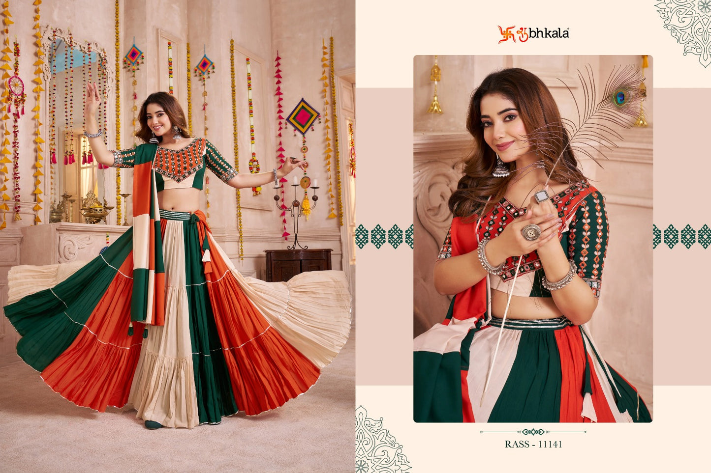 11141 Raas Vol 33 Shubhkala Viscose Cotton Chaniya Choli