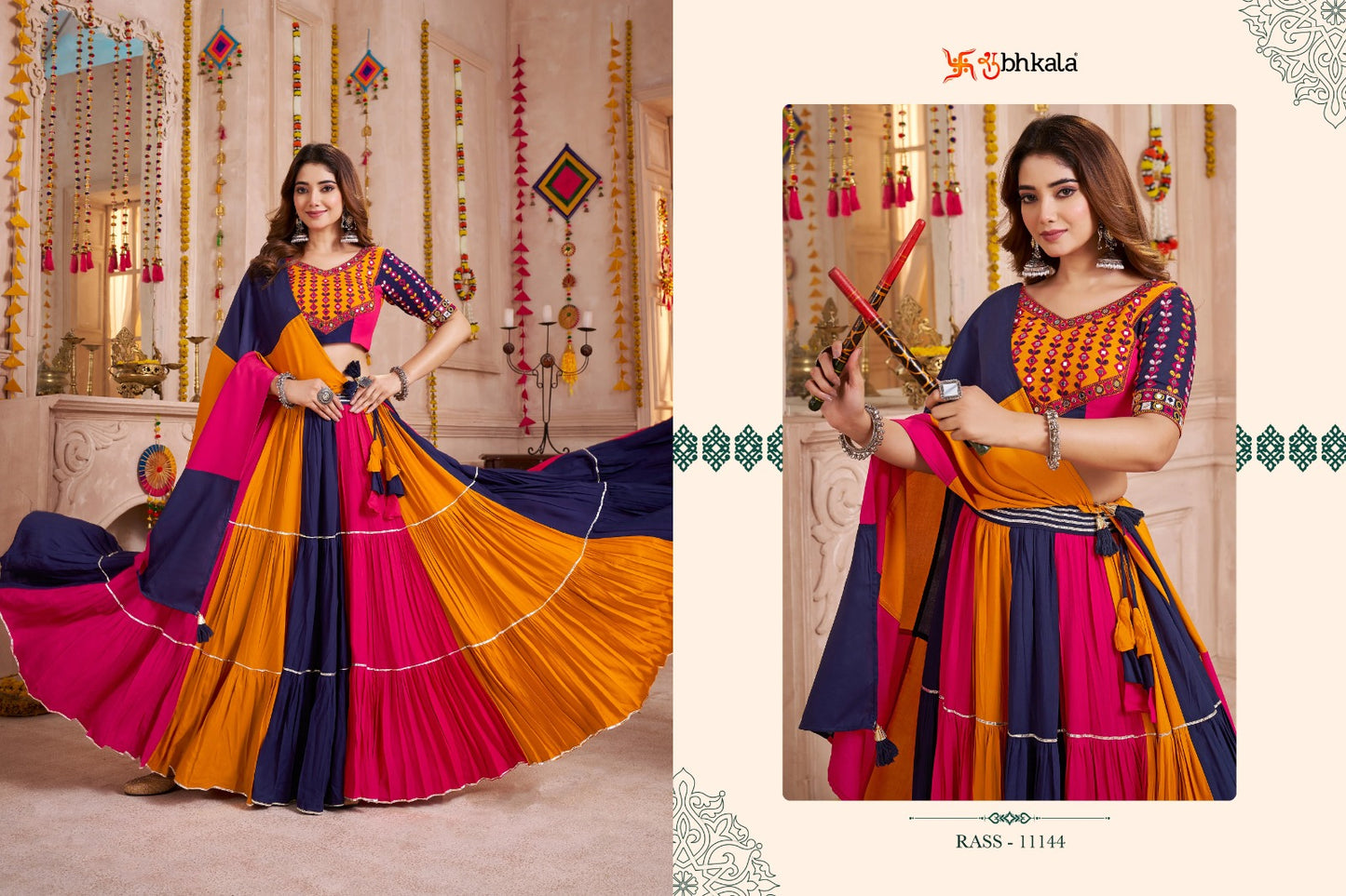 11144 Raas Vol 33 Shubhkala Viscose Cotton Chaniya Choli