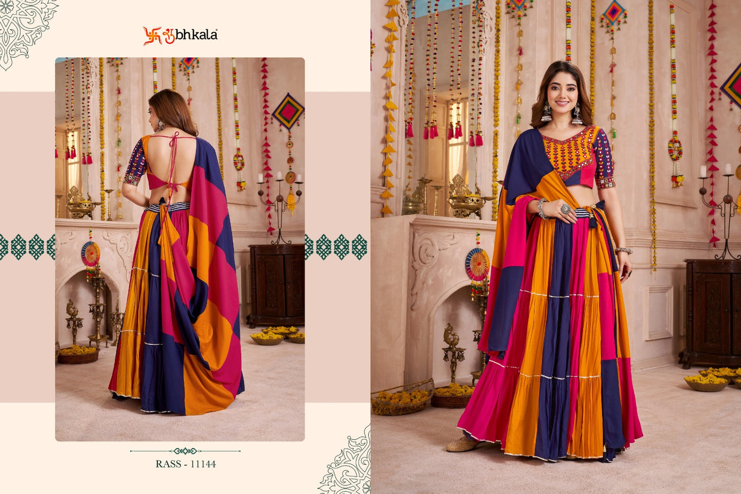 11144 Raas Vol 33 Shubhkala Viscose Cotton Chaniya Choli