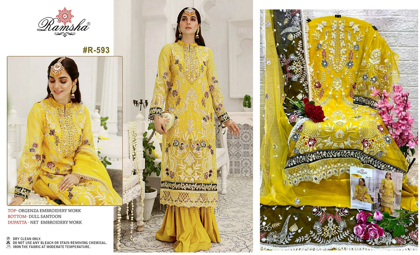 593 Ramsha Pakistani Salwar Suits