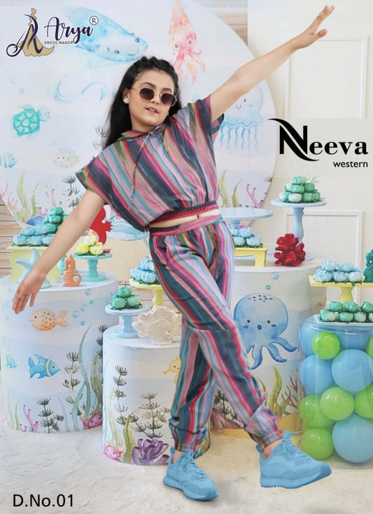 Neeva 01 Adm Girls Co-Ord Set