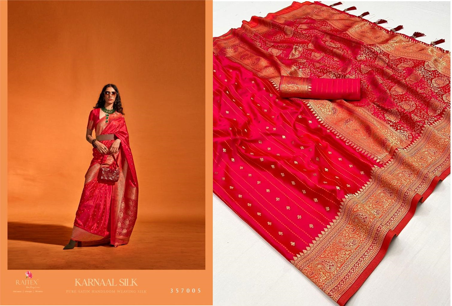 357005 Karnaal Rajtex Sarees