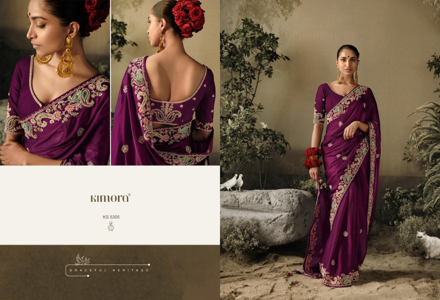 5305 Saawariya Kimora Sarees