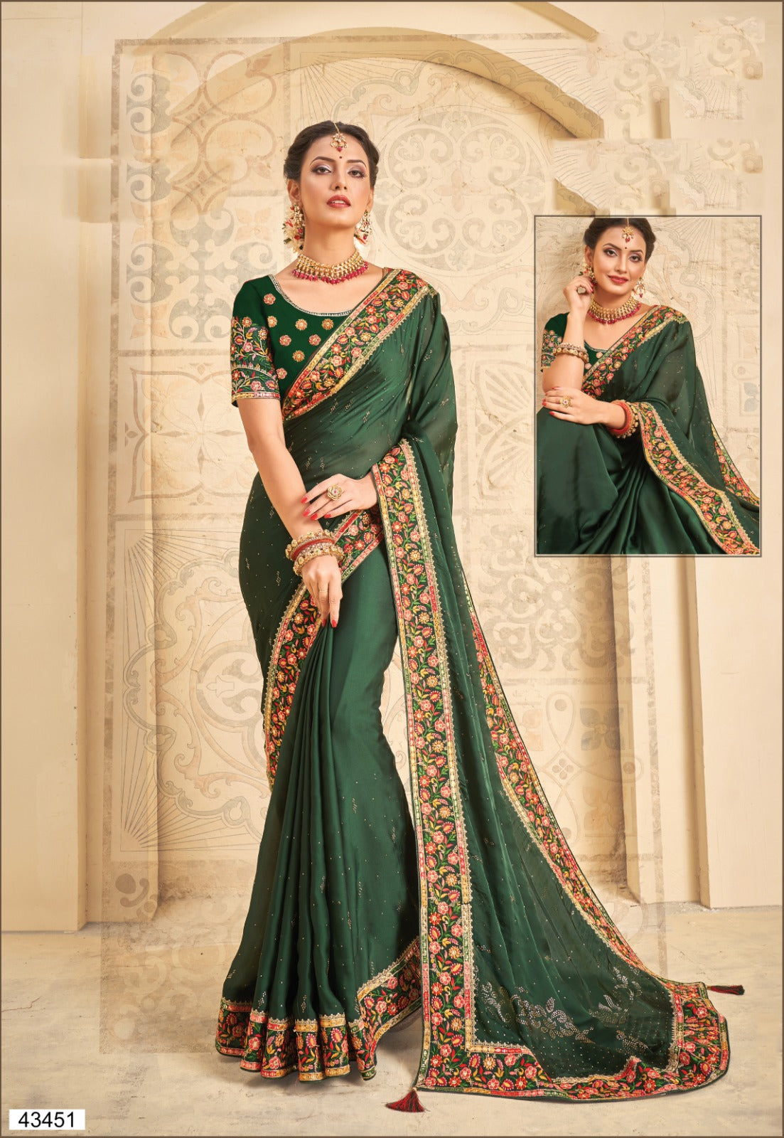 43451 Helisha Mahotsav Sarees