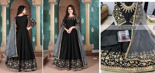 1101 Aanaya Vol 111 Twisha Unstitched Suits