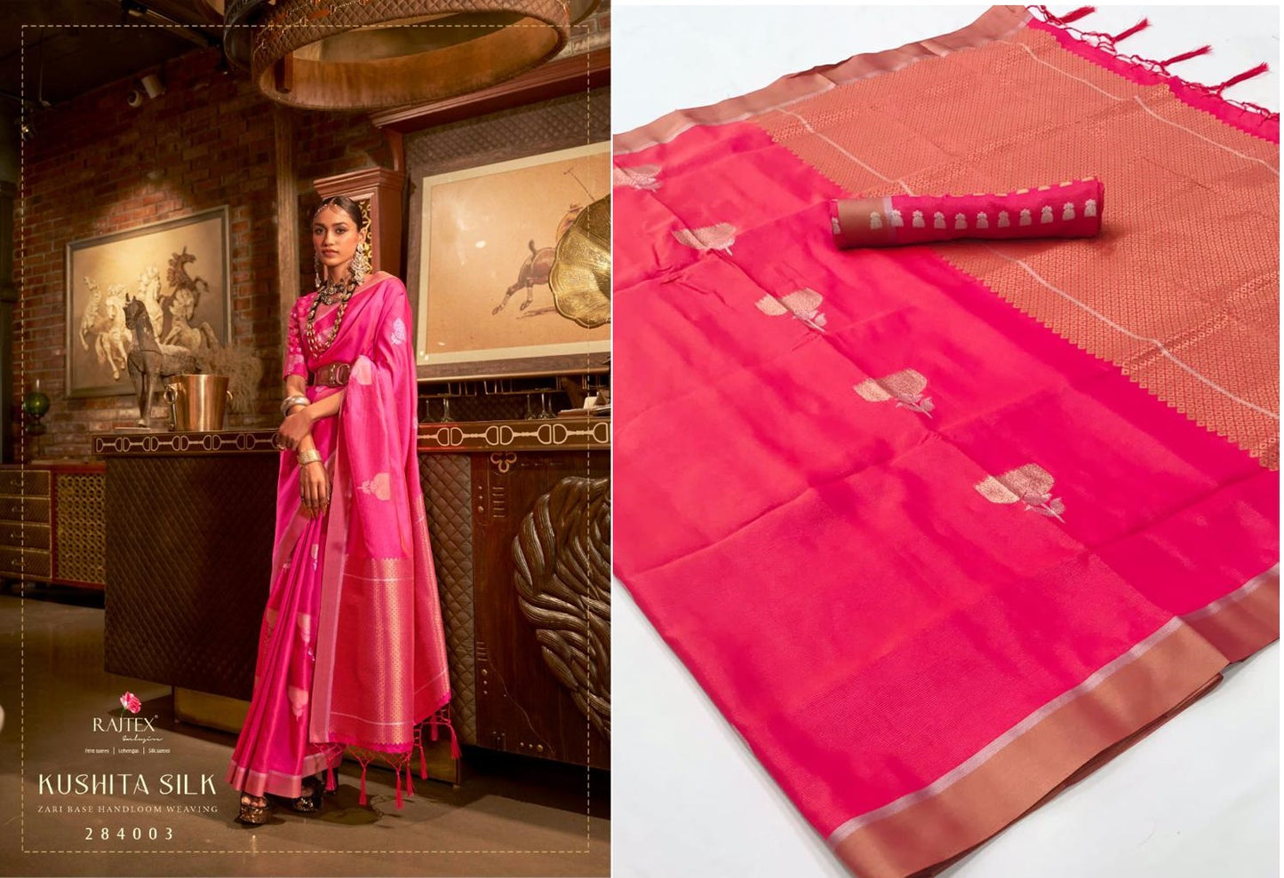 284003 Kushita Rajtex Sarees