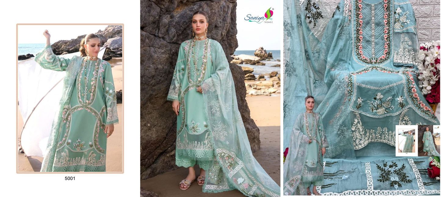 5001 Saira Sakira 5 Saniya Trendz Pakistani Salwar Suits