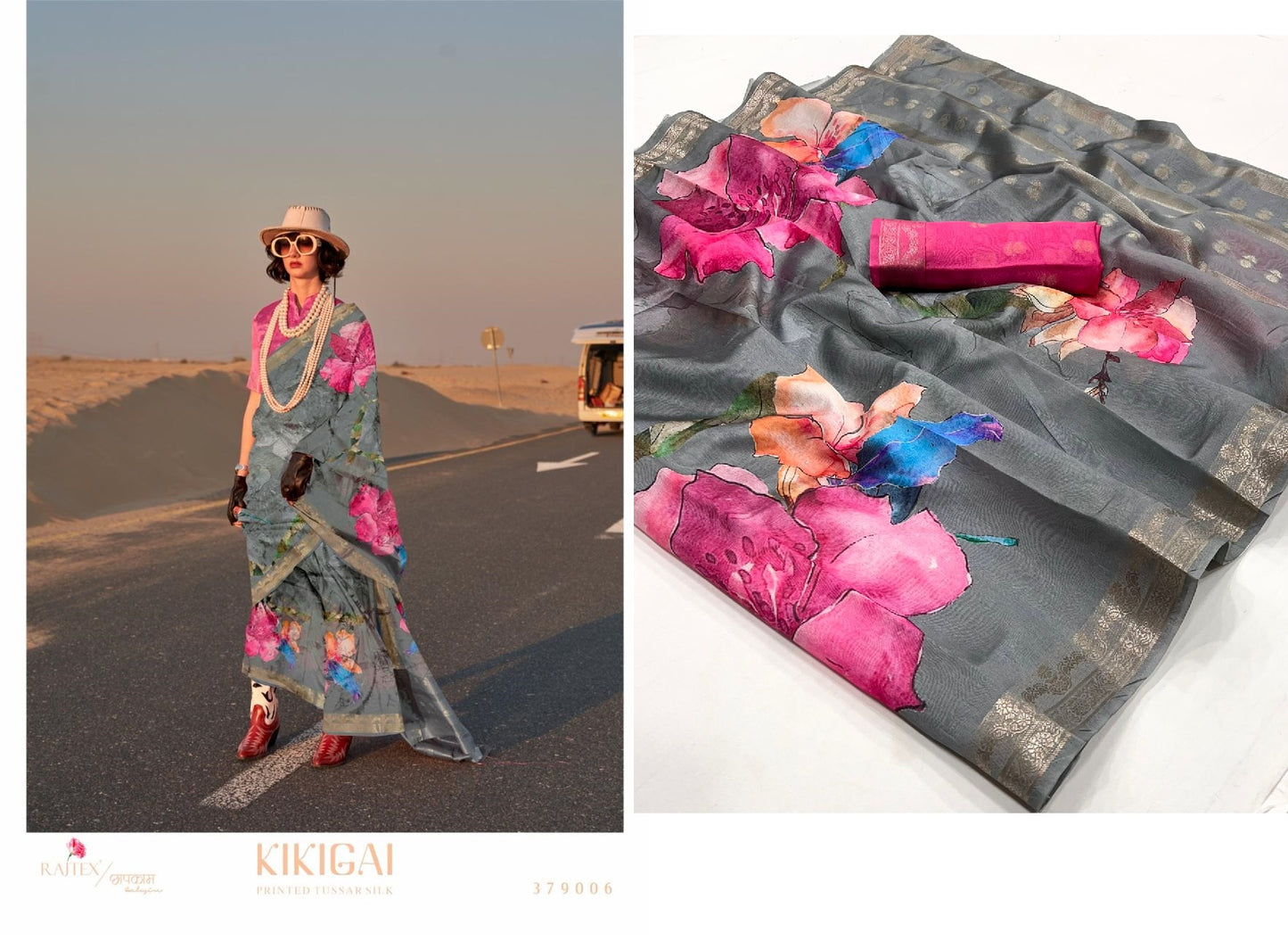 379006 Kikigai Rajtex Sarees