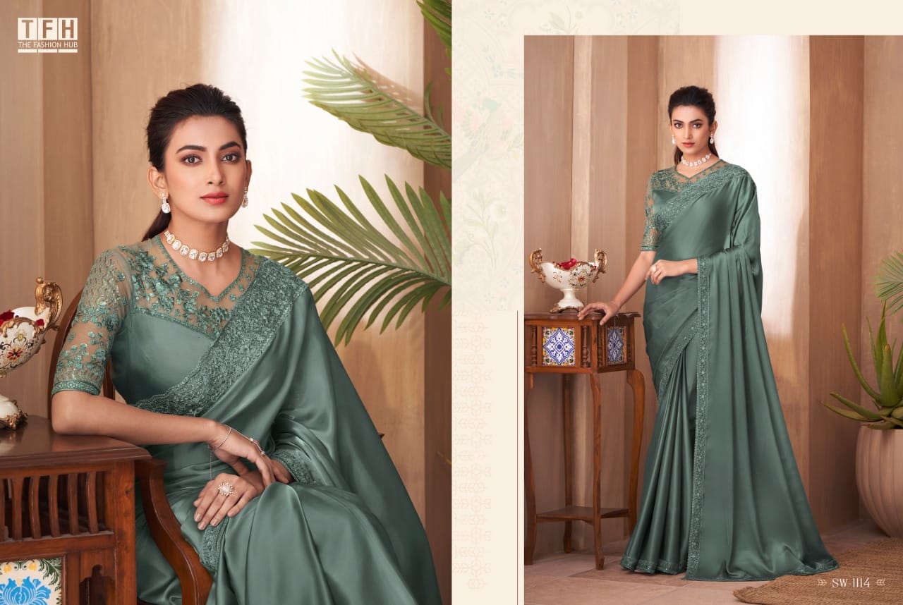 Sw-1114 Sandal Wood Vol 11 Tfh Sarees