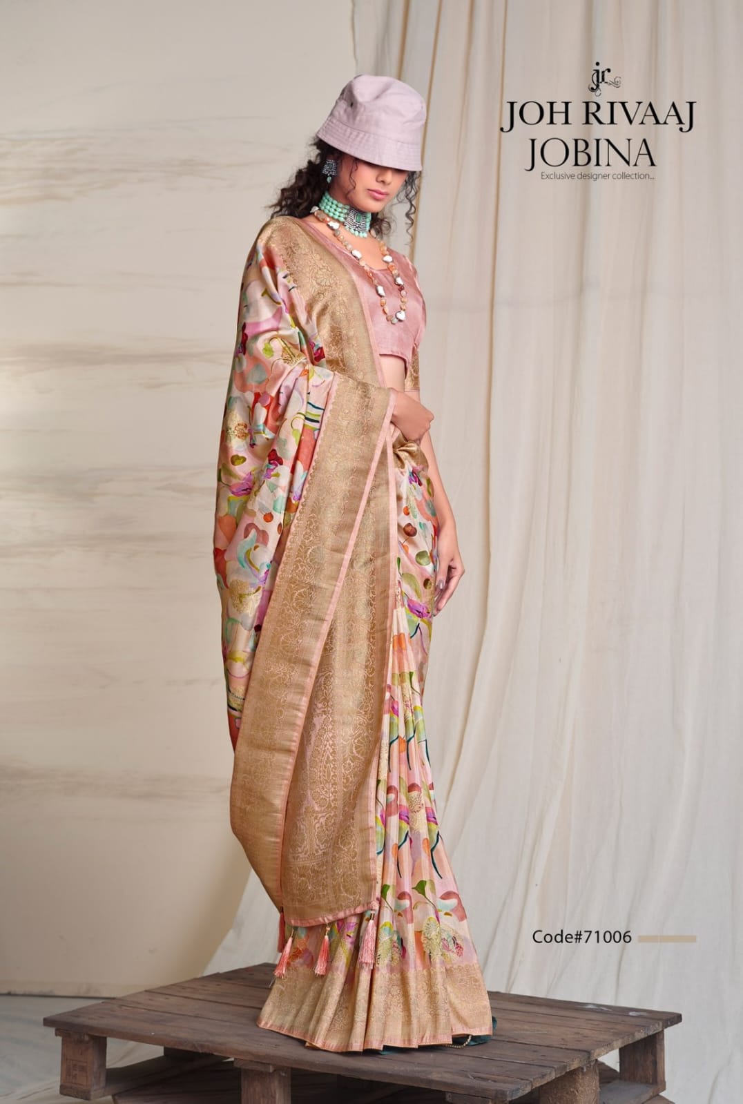 71006 Jobina Joh Rivaaj Sarees