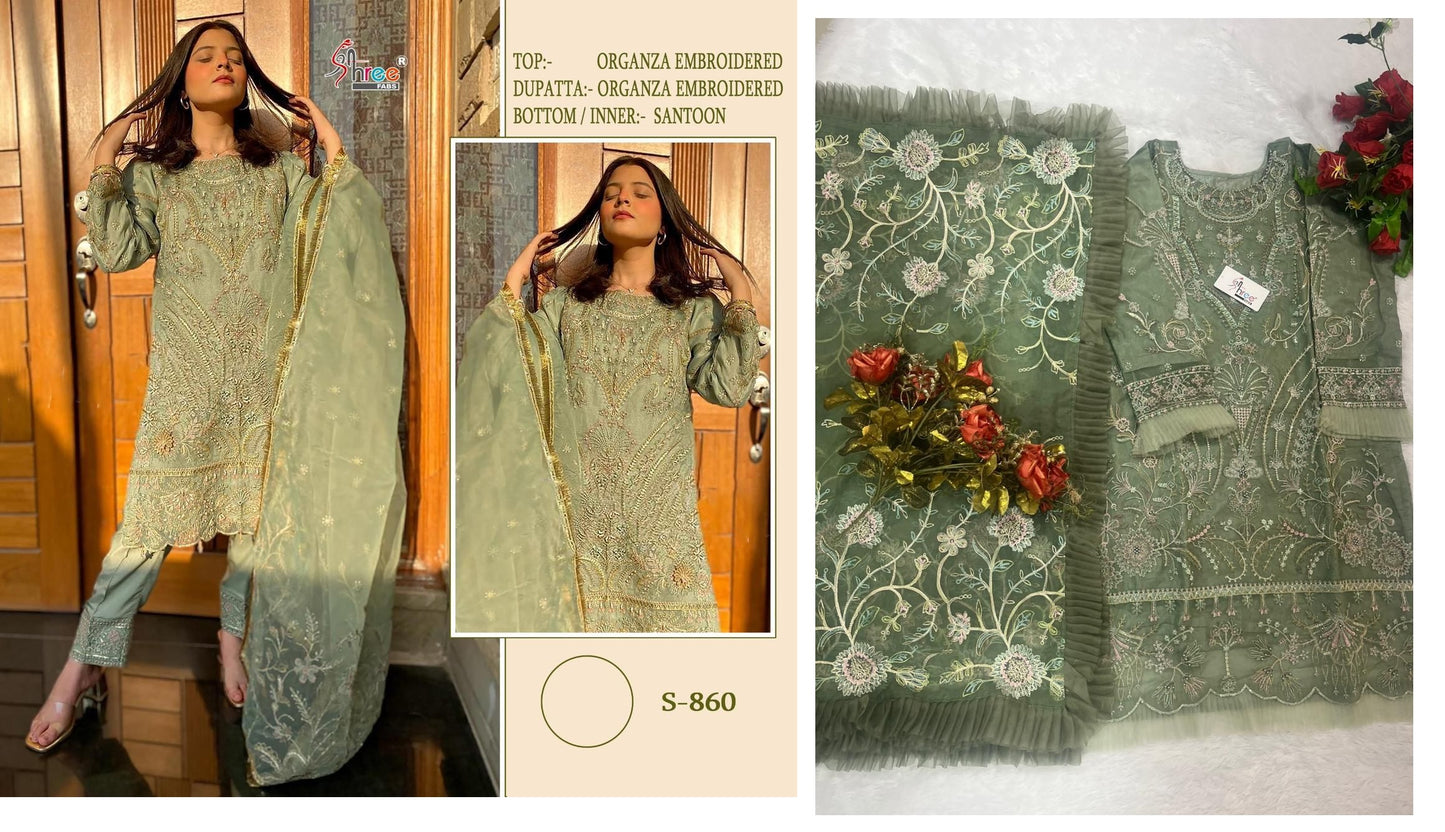 S-860 Shree Fabs Pakistani Salwar Suits