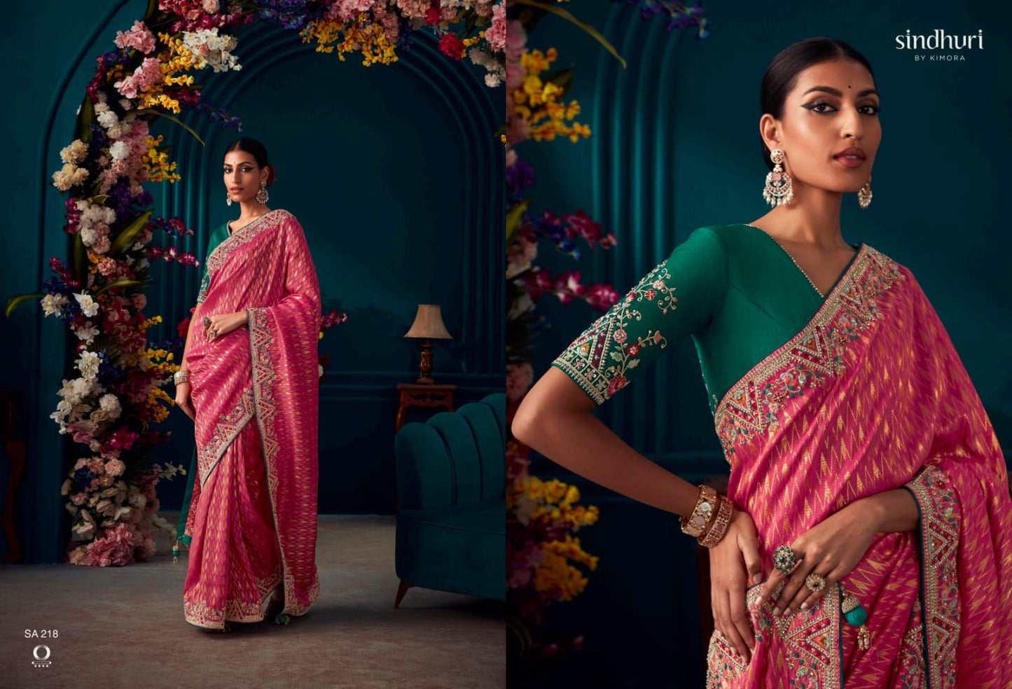 218 Tyohar Sindhuri Sarees
