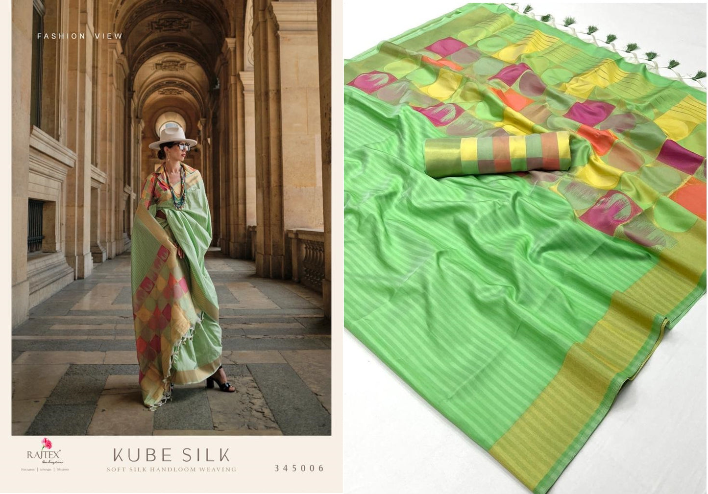 345006 Kube Rajtex Sarees