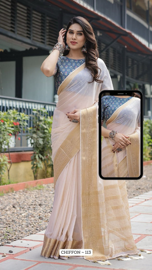 113 Almaari Chiffon Sarees
