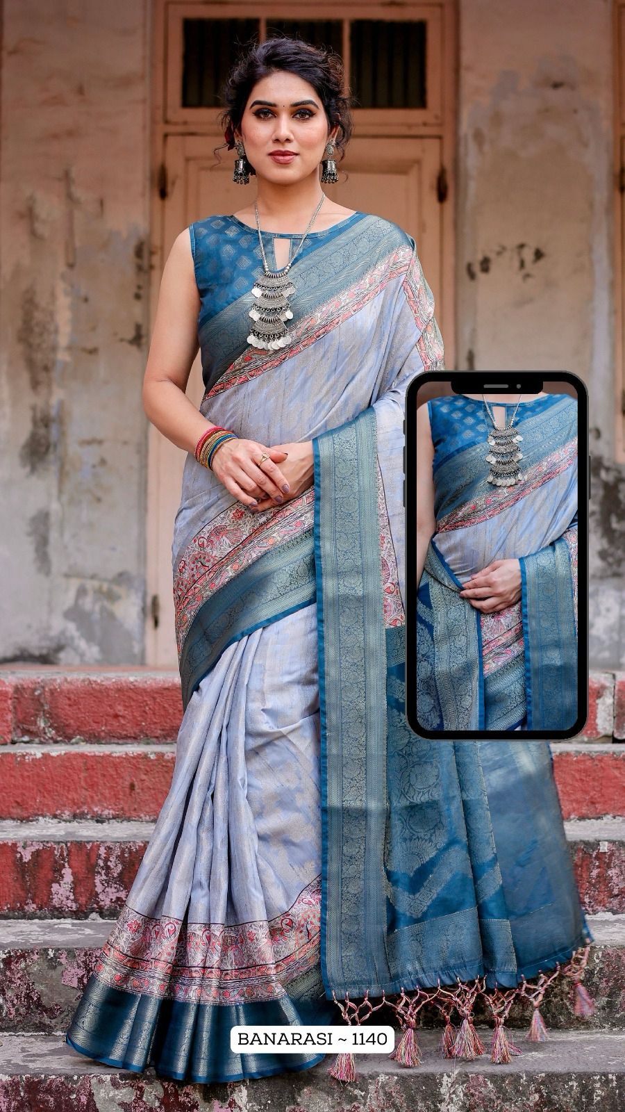 1140 Nx Almaari Banarasi Silk Sarees