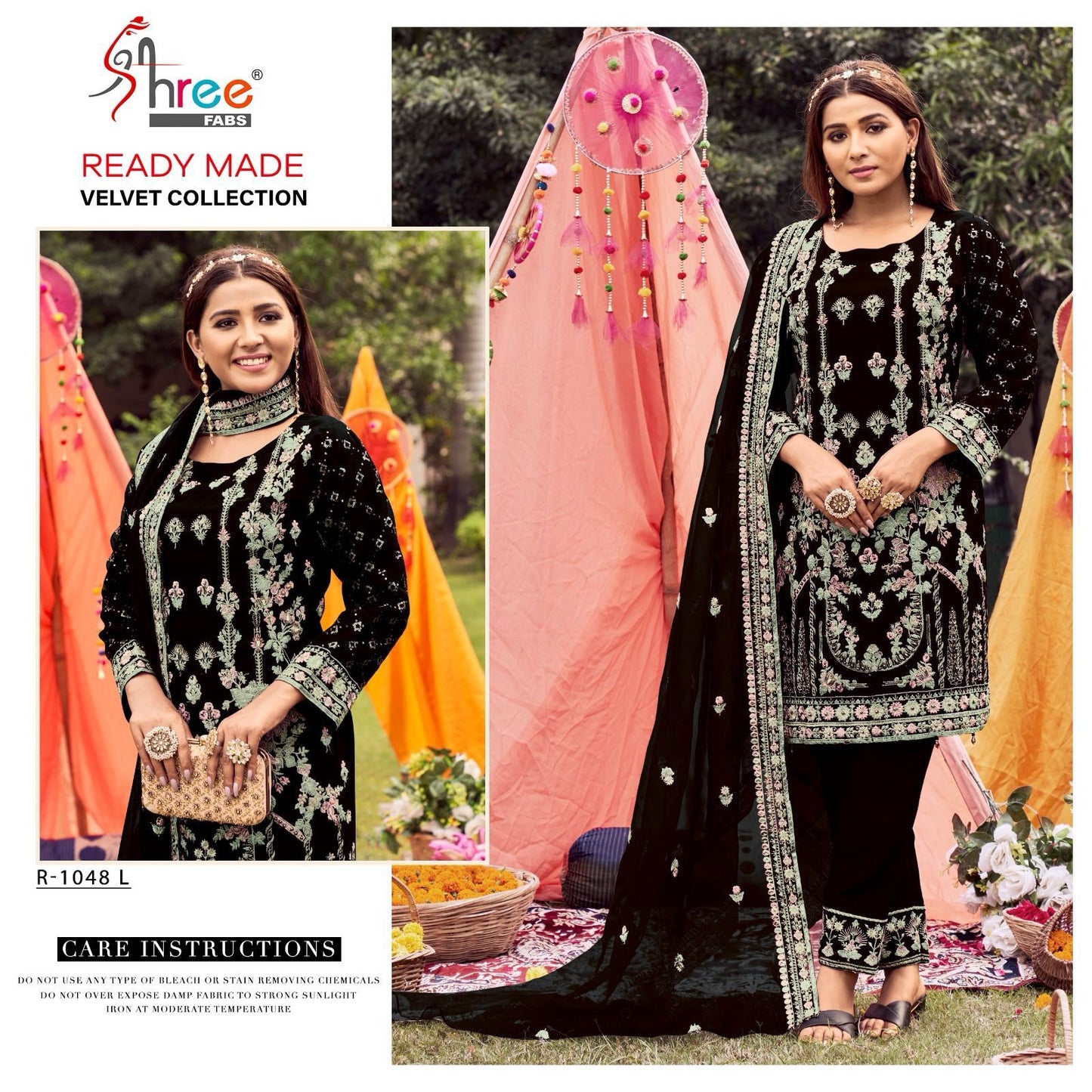 1048-L Shree Fabs Pakistani Readymade Suits