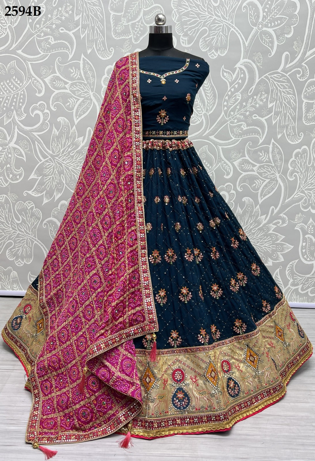 2594B Anjani Art Lehenga Choli