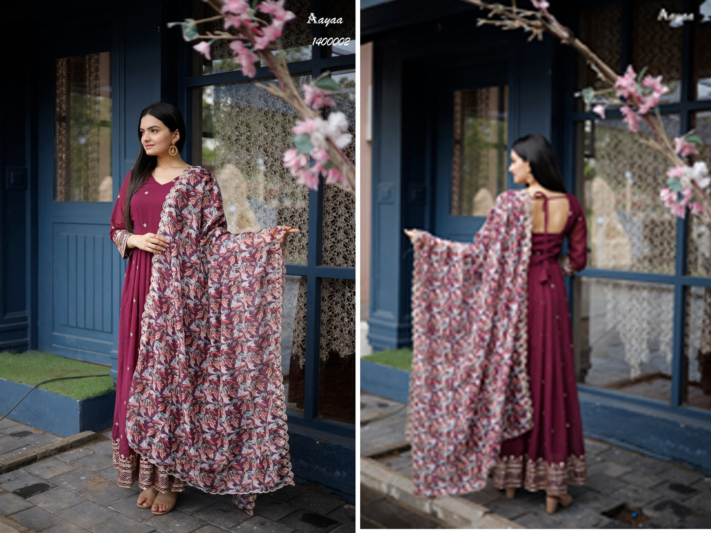 1400002 Vol 14 Aayaa Gown Dupatta Set