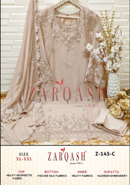 Ready To Store 145 C Zarqash Pakistani Readymade Suits